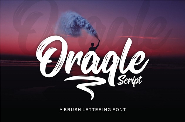 font chữ nghệ thuật Oraqle Script – Free font