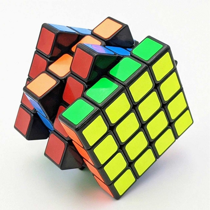 RuBik 4x4 Khối Rubic 4 Tầng Khối Lập Phương Viền Đen Phát Triễn Trí Tuệ  QiYuan CuBe Cao Cấp  Black   HTSPORTVN